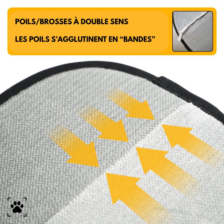 Gants de nettoyage pour poils d'animaux